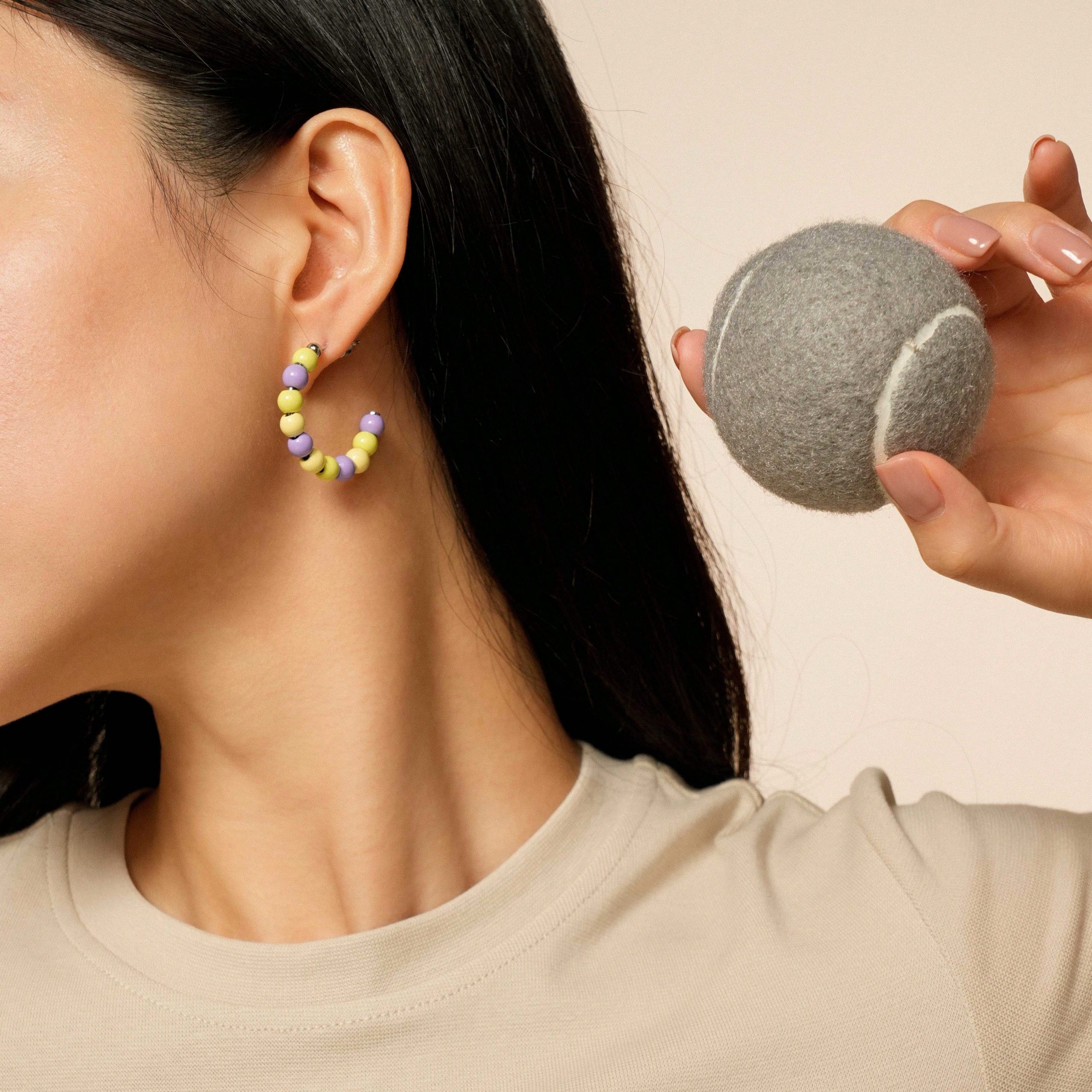 Sporty Neon Seed Bead Set, Y2K Trend Jewelry, Wearing during daily exercise - 图片 5